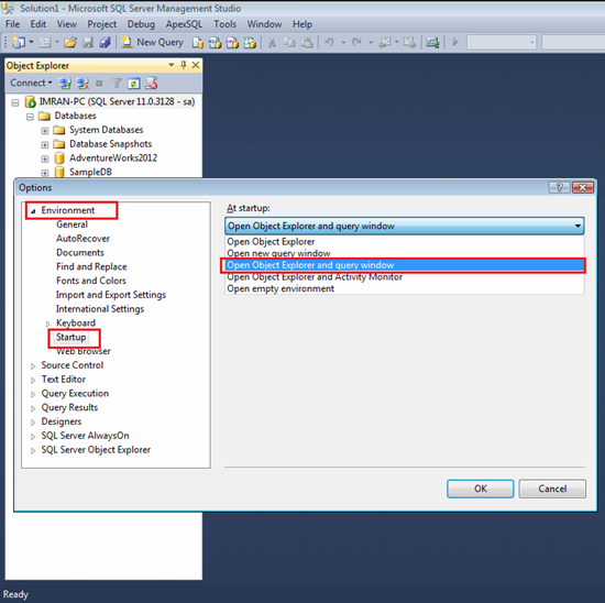 Имя параметра viewinfo microsoft sqlserver management sqlstudio explorer