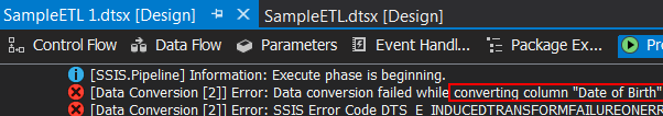 SSIS and T-SQL Transform steps