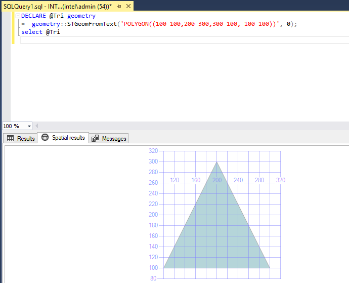 Spatial Data Types In SQL Server