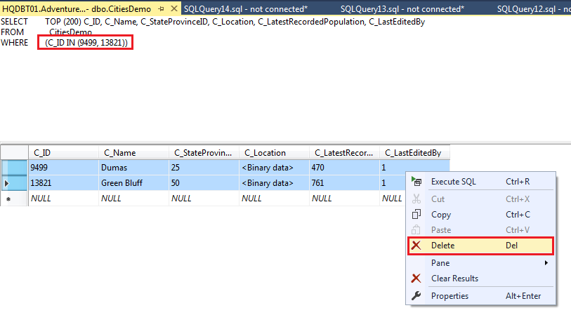 Dissimulation Inqui ter Alpiniste Sql Delete Table Embouteillage 