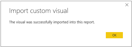 Importing custom visuals in Power BI