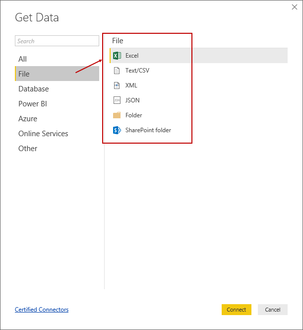 Importing data from a PDF file in Power BI Desktop