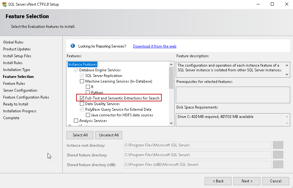 SQL FILESTREAM And SQL Server Full Text Search