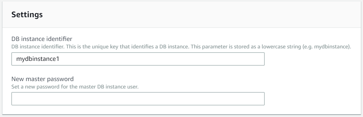 Amazon SQL Server - reset master password