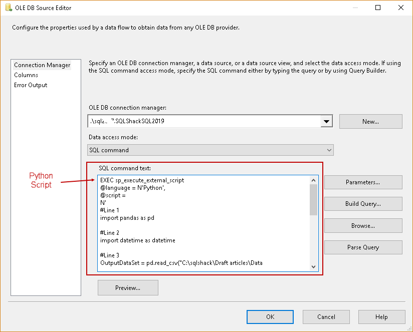 Data importing packages