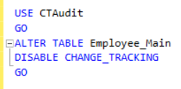 Disable CT at the table level