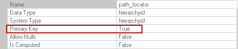 SQL FILETABLE table columns