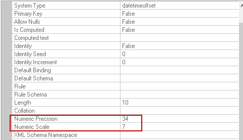 SQL FILETABLE table columns