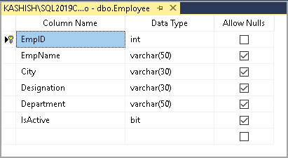  view existing columns