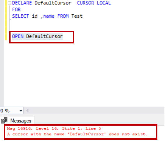 Cursor Attributes Rowcount Example