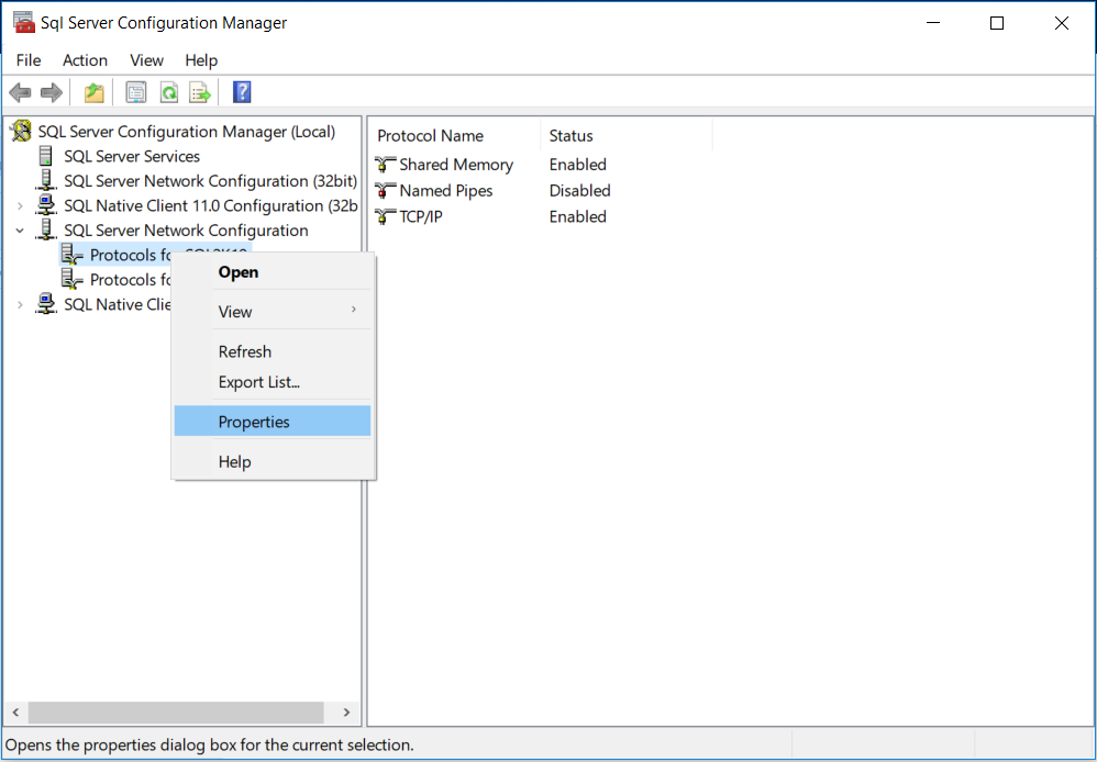 SQL Server 2019 Configuration Manager