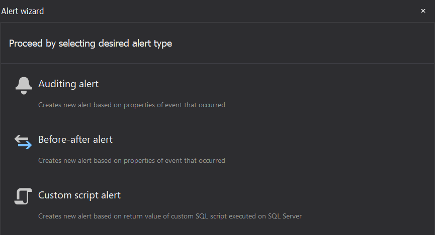 SQL Server database auditing - ApexSQL Audit Alerts