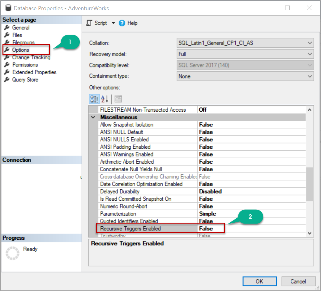 Disable trigger. SQL триггер select. MS SQL Trigger. Replace SQL. Delayed durability MS SQL где включить.