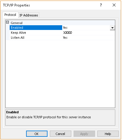 Check TCP IP port