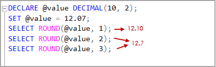 Rounding to 1 Decimal Place