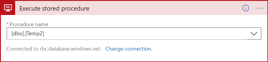 Azure SQL database stored procedure