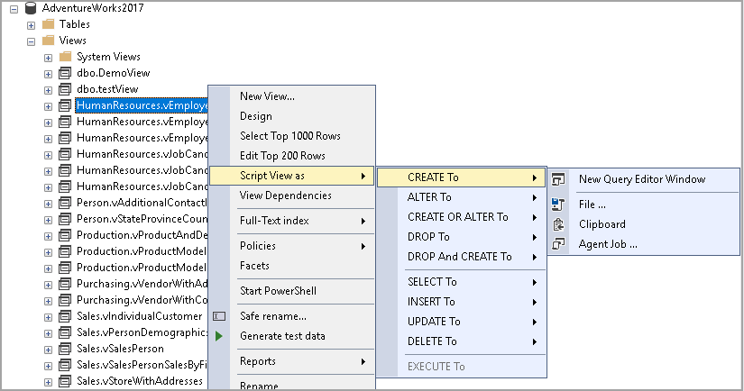 Server permissions. Edit Top 200 Rows на русском. View Server State and view any Definition permissions.