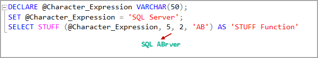 Sql Stuff Function Overview 