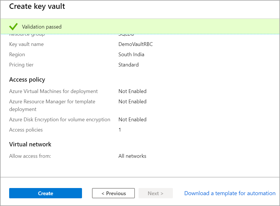 Transparent Data Encryption (TDE) on Azure SQL database