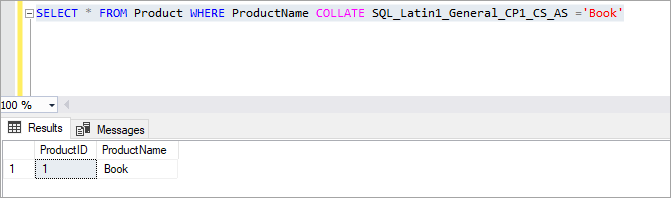 Overview Of The Collate SQL Command