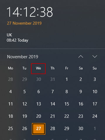 Calendar