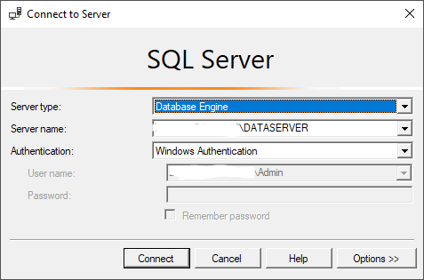 connecting to an instance in SQL Server Profiler