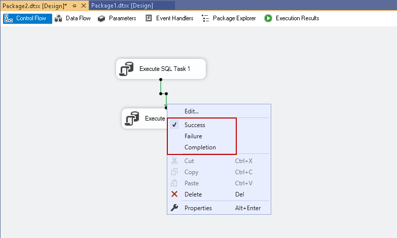 Constraints options