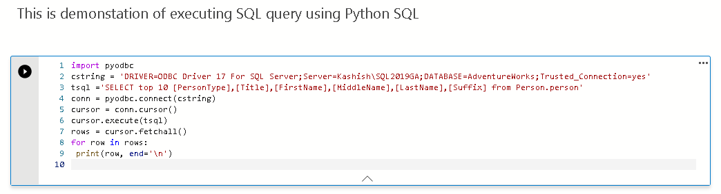 pyodbc sql server connection string