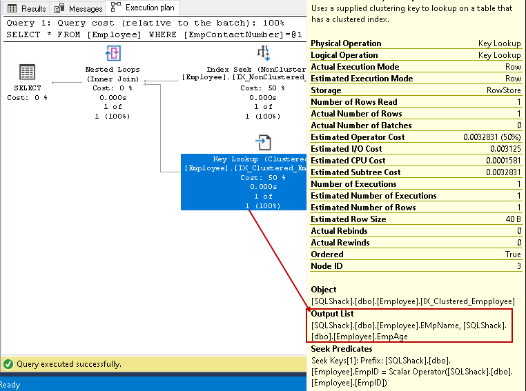  Key lookup