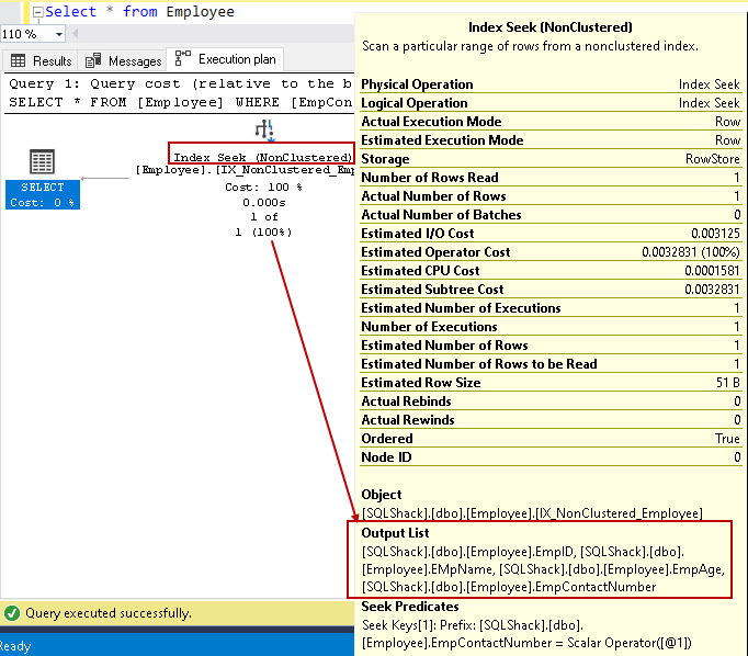 Seek Predicates