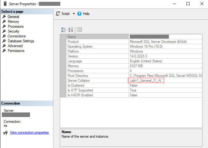 How To Check Collation Of Temp Table In Sql Server