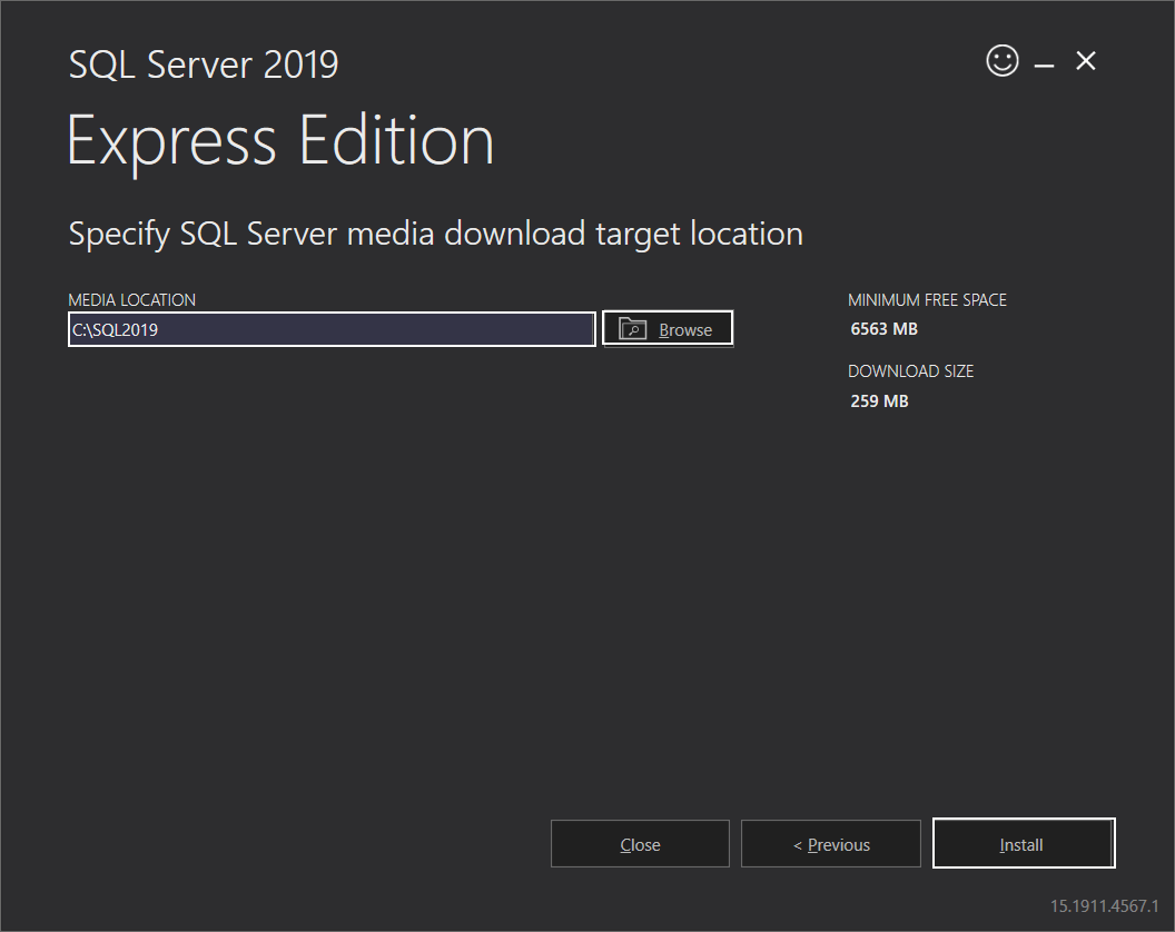 TrackIt! 20xx How to Install SQL Server 2019 Express manually