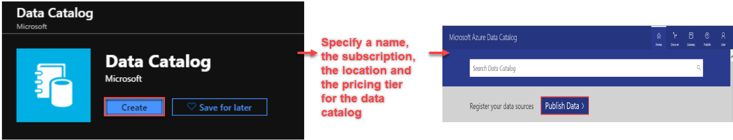 Create a Data Catalog