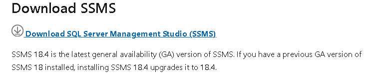 Download SSMS