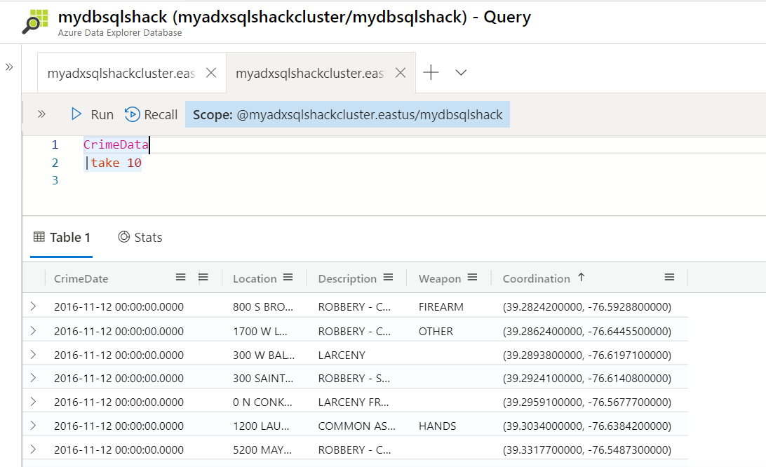 Querying database part 1/3