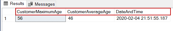 Using SQL AS keyword for the aggregate functions