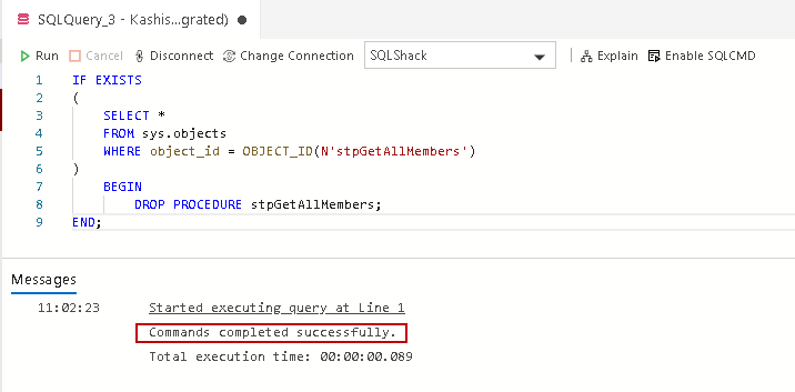 Overview Of The T SQL If Exists Statement In A SQL Server Database