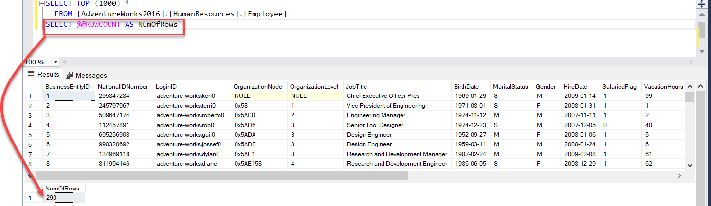 Sql Server Count Rows In Tables And Its Size Www vrogue co