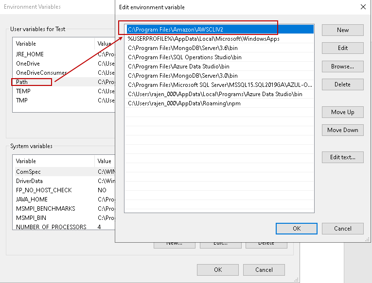  Add an entry for CLI path 