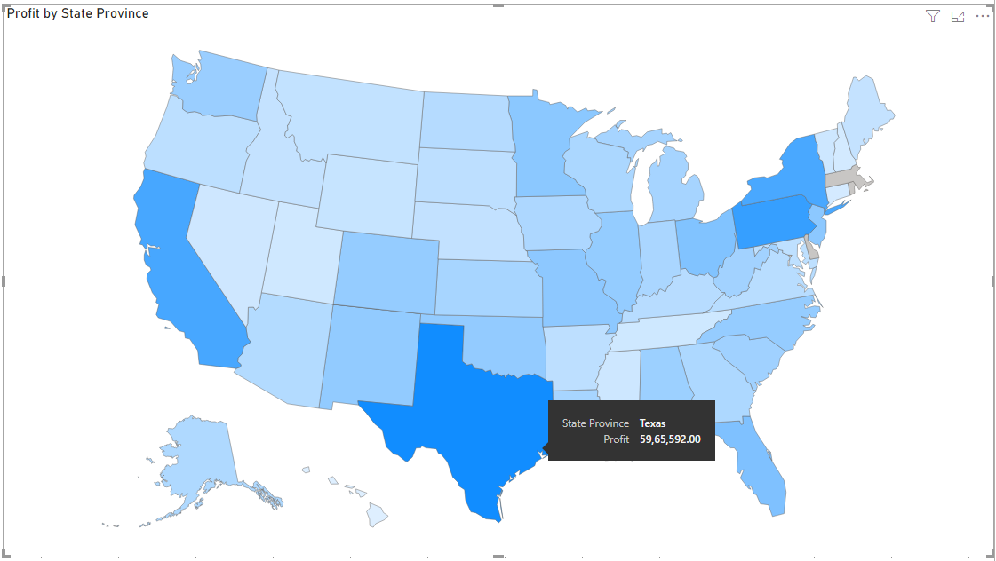 Map Chart Types in Power BI