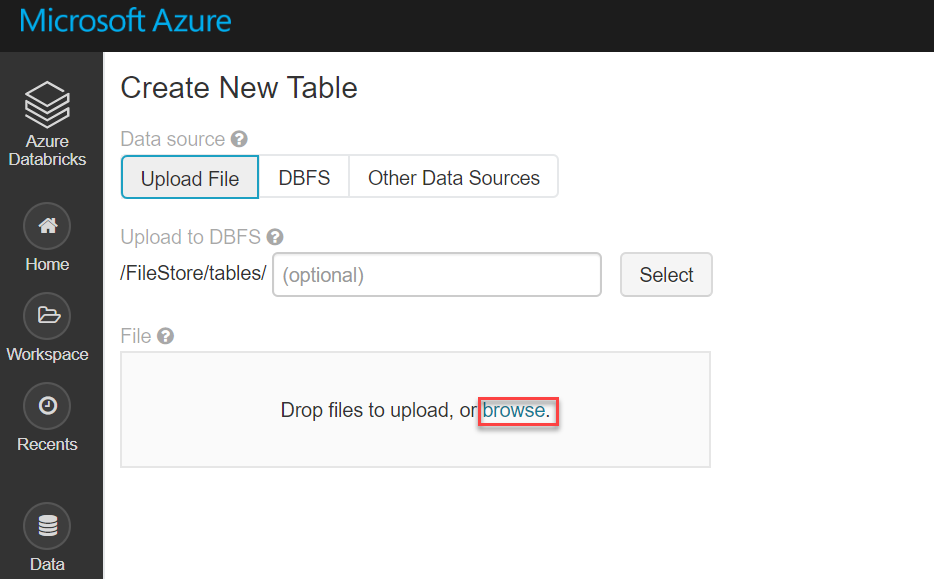 Uploading File for Databricks Connect to SQL Server