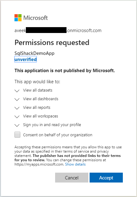 Application Permissions