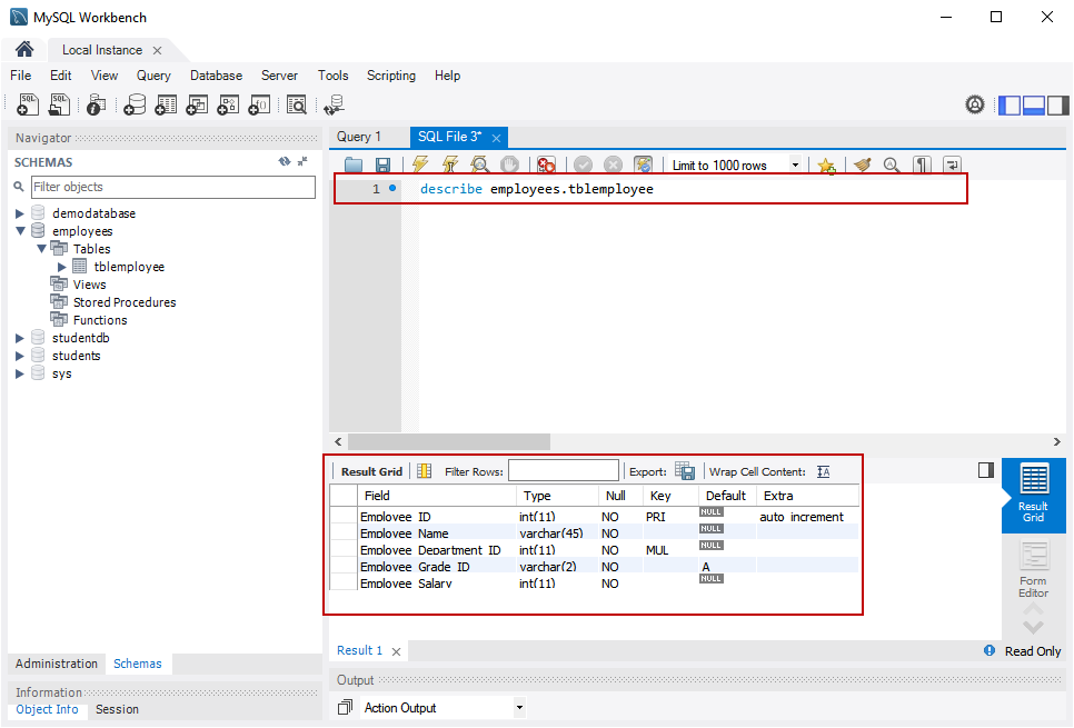  Create Table In Mysql With Primary Key Auto Increment And Foreign Key 