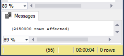 Same transaction with a table lock on the actual insert, consuming 4 seconds