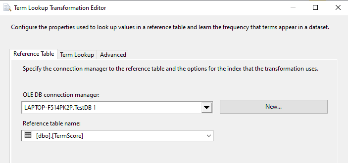 Text Lookup transformation in SSIS