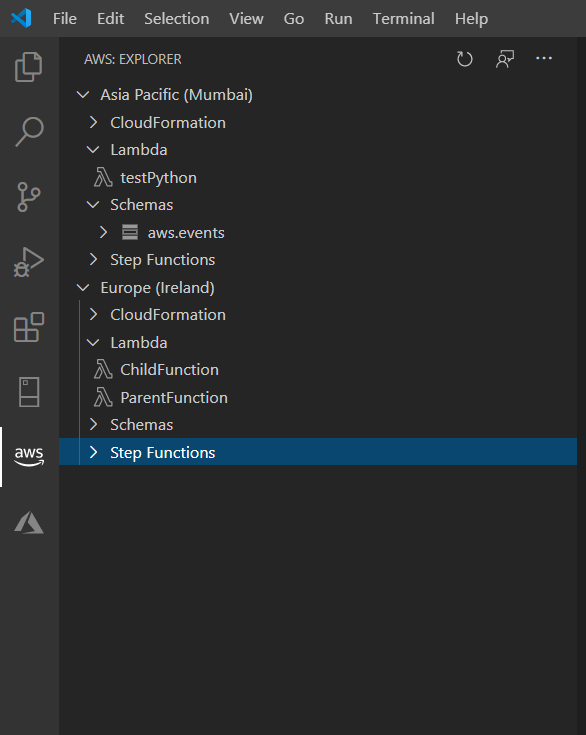 Getting started with AWS Toolkit for Visual Studio Code