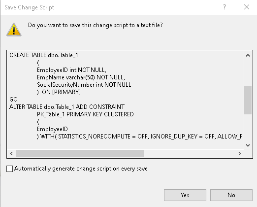 SQLでの制約。 主キー制約の追加