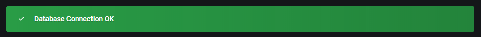 Database Connection OK