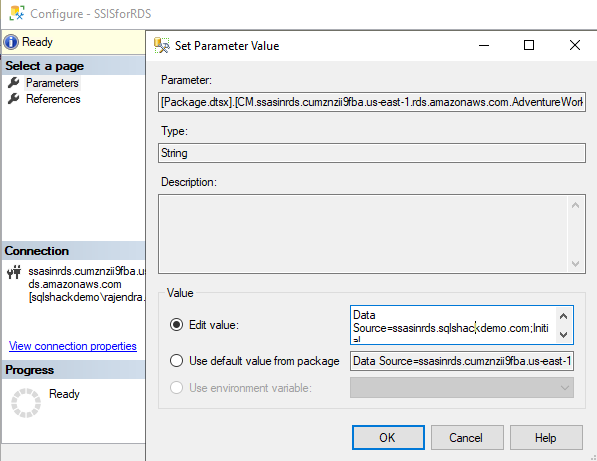 Modify Connection string