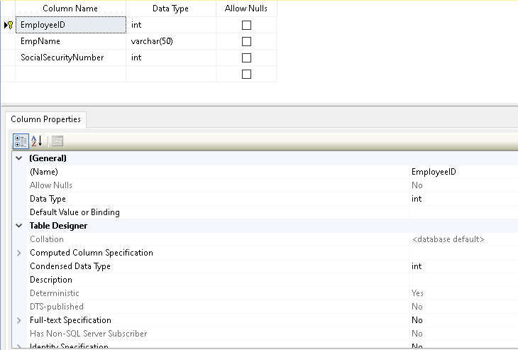 Index unique dans SQL Server